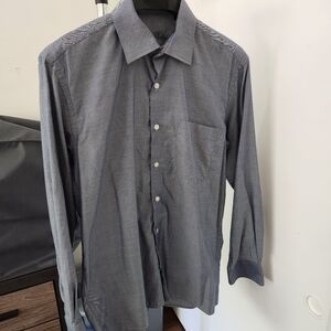 Louis Philippe Gray Textured Shirt